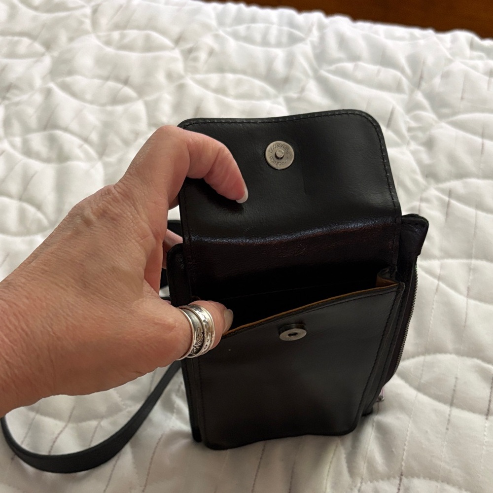 Patricia Nash Black Leather Belt Bag - Picture 4 of 4